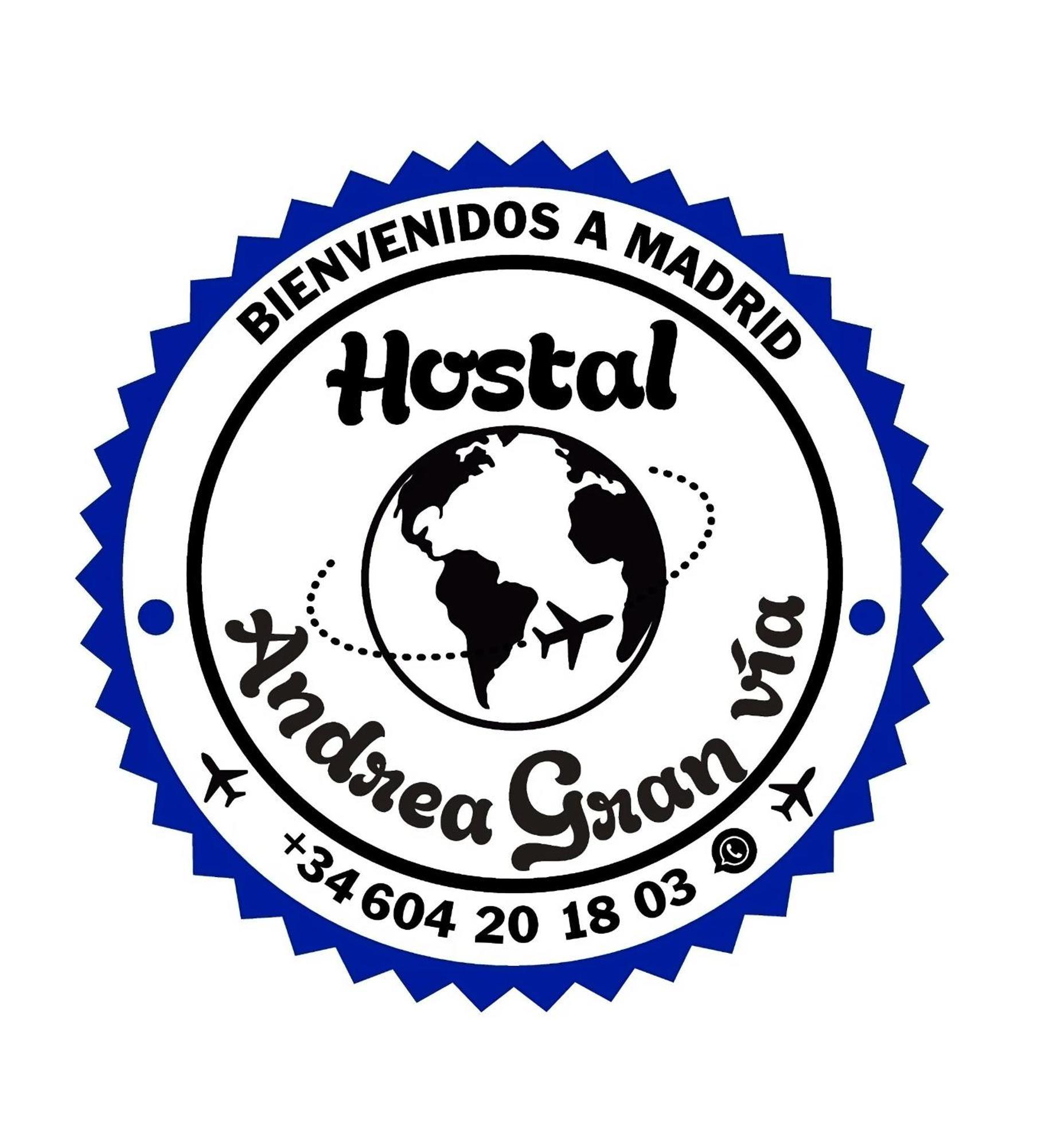 Hostal Andrea Granvia Madrid Esterno foto
